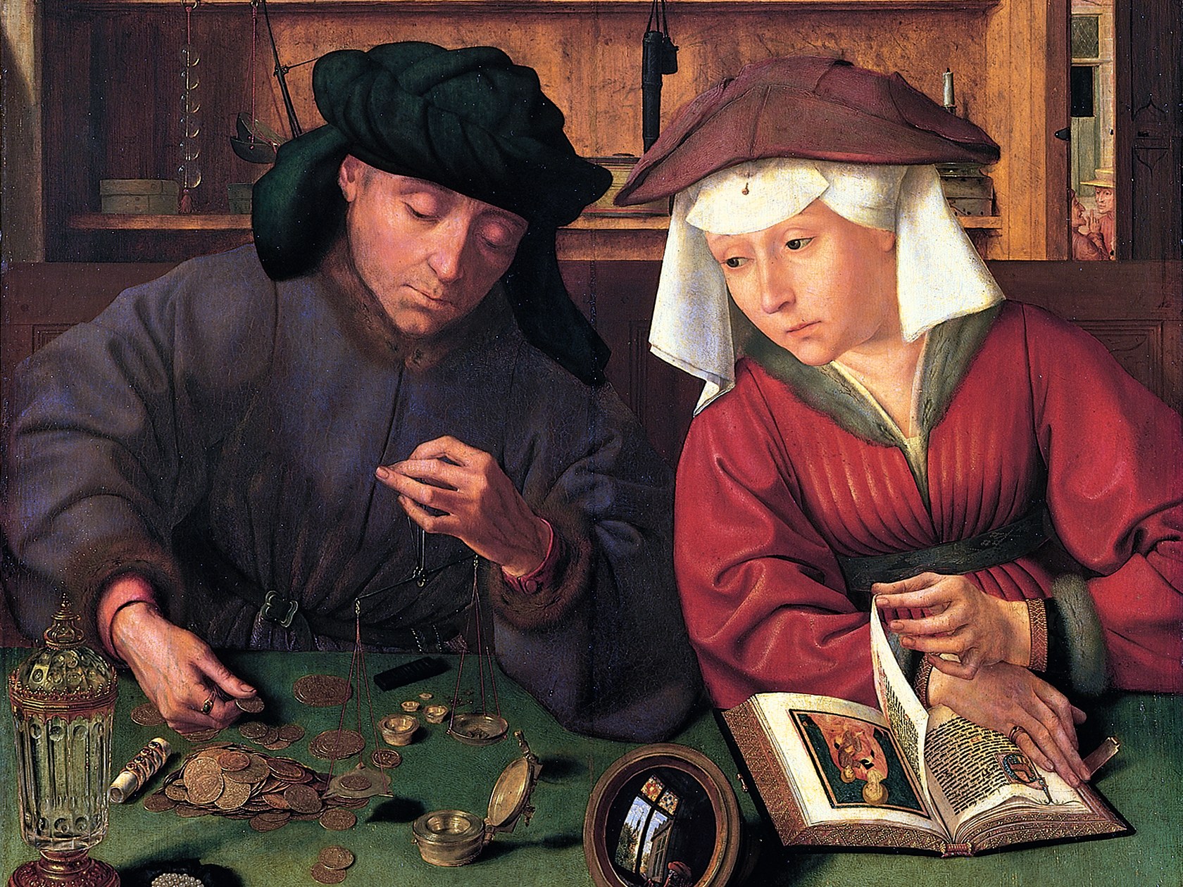 Quinten Massys, The Moneylender and His Wife (1514)