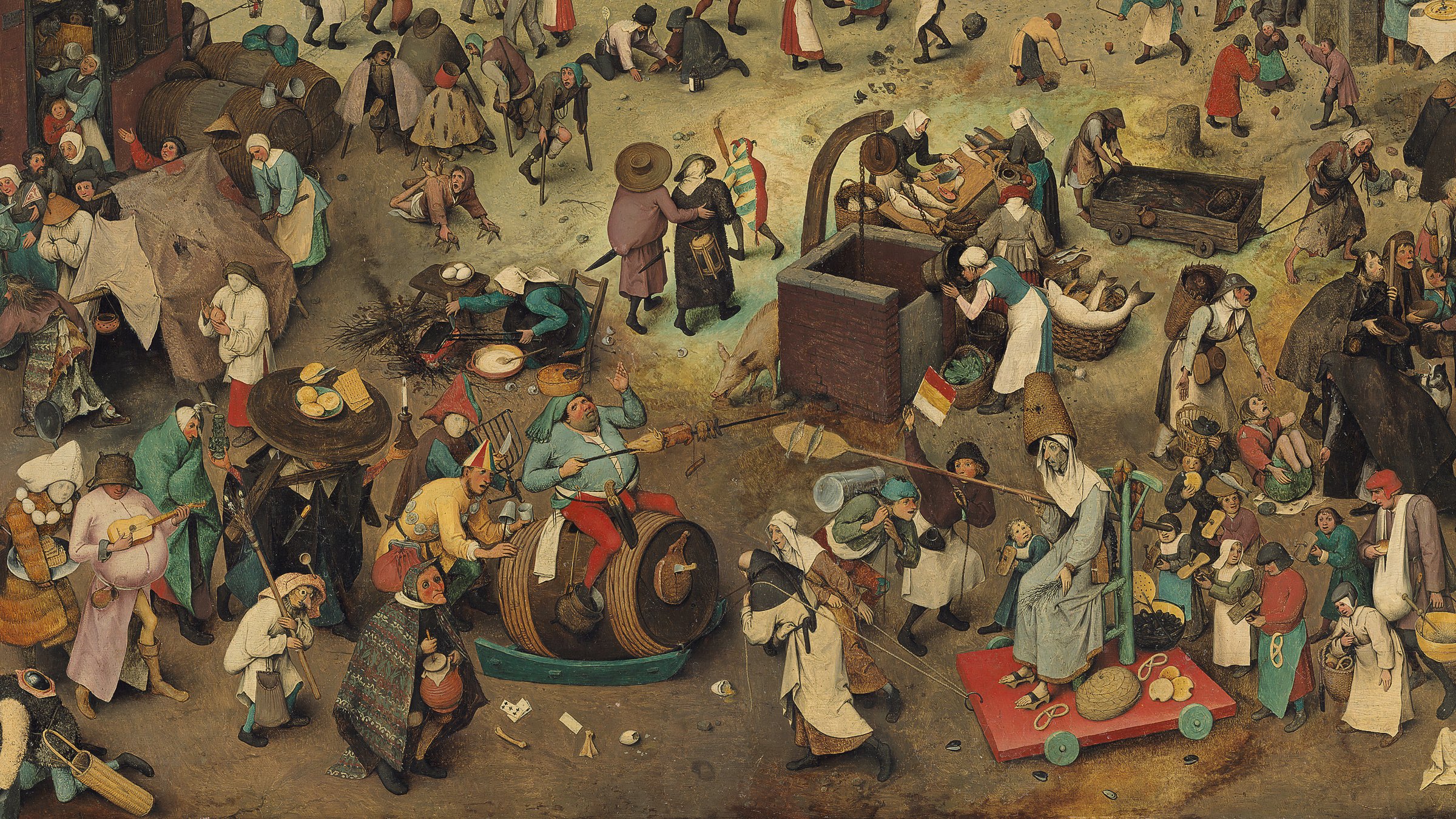 Pieter Bruegel the Elder, The Fight Between Carnival and Lent (1559)